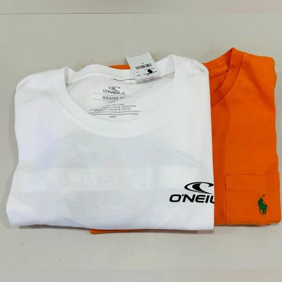 Set Of Two T-Shirt Size XL O’Neill New + Polo Lauren Pre Owner - Picture 13 of 13